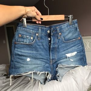Levi’s high waisted shorts
